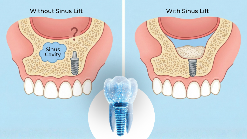 Sinus Lift to Get Dental Implants